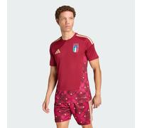 Adidas Italy 26/27 Goalkeeper Home Short Sleeve T-shirt Pink M / Regular Men