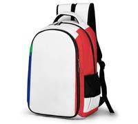Italy And France Flag Large Pocket Backpack Laptop Casual Daypack Lightweight Bag for Camping Work