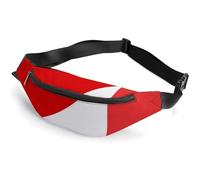 Italy and Germany Flag Belt Bag for Women Men Crossbody Fanny Pack Fashion Waist Packs with Adjustable Strap