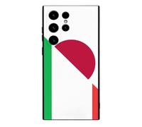 Italy And Japan Flag Cell Phone Basic Cases TPU Soft Cover Shockproof Slim Phone Case Compatible with Galaxy S23/S23 Plus/S23 Ultra