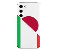 Italy And Japan Flag Cell Phone Basic Cases TPU Soft Cover Shockproof Slim Phone Case Compatible with Galaxy S23/S23 Plus/S23 Ultra