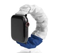 Italy And Netherlands Flag Printed Scrunchie Watch Band Compatible with IWatch Soft Elastic Replacement Straps