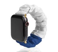 Italy And Netherlands Flag Printed Scrunchie Watch Band Compatible with IWatch Soft Elastic Replacement Straps