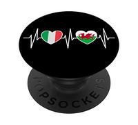 Italy And Wales Welsh Flag Flags PopSockets Swappable PopGrip