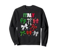 Italy Bow Italian Flag Apparel Women Hispanic Heritage Sweatshirt