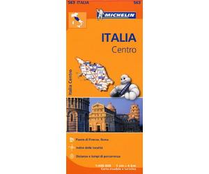Italy Centre - Michelin Regional Map 563: Map