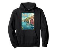 Italy Charming Seaside Landscape Pullover Hoodie