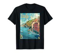 Italy Charming Seaside Landscape T-Shirt
