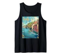 Italy Charming Seaside Landscape Tank Top