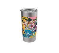 Italy Cinque Terre Art Stainless Steel Insulated Tumbler