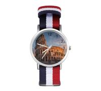 Italy Colo-sseum in R-ome Wrist Watches for Men Women Casual Braided Strap Easy Reader for Work Workout