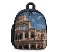 Italy Coloseum in Roma Simple Backpacks Casual Daypacks Lightweight Rucksack for Camping Hiking Travel