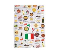 Italy Country Map Europe Cuisine Lover Kitchen Towel Mom Dad BFF Italian Food Cooking Travel Gift (Italian)