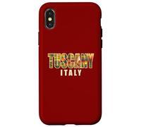Italy Countryside Landscape Inside Tuscany Bold Letters Case for iPhone X/XS