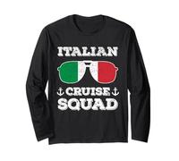 Italy Cruise Squad Summer Italian Vacation Matching Family Long Sleeve T-Shirt
