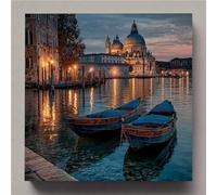 Italy Diamond Art Kits Adults, Diamond Painting St. Peter'S Basilica Crystal Art Round Rhinestone Gem Embroidery Paintings Pictures Crafts Kits for Beginners Kids, Home Wall Decor Gifts 60x60cm bd4-4l