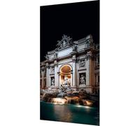 Italy Diamond Painting Trevi Fountain In Rome Diamond Art Kits Adults, Crystal Art Kit for Adults 5D Round Full Drill Gem Dots Rhinestone Embroidery Crafts Picture, Home Wall Decor 60x120cm bs8-a20