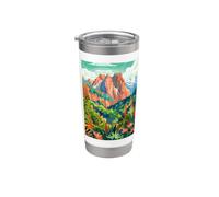 Italy Dolomites Illustration Stainless Steel Insulated Tumbler