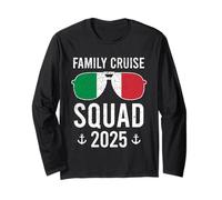 Italy Family Cruise Squad 2025 Italian Vacation Matching Long Sleeve T-Shirt