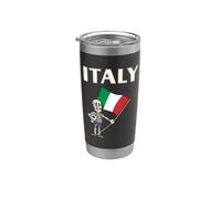 Italy Fan Skeleton Stainless Steel Insulated Tumbler