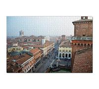 Italy Ferrara City Jigsaw Puzzle 200 Piece Game Artwork Travel Souvenir 35x25CM