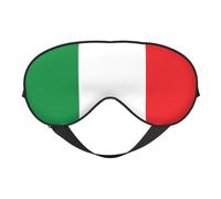Italy Flag 10 Italy Flag Sleep Masks Adjustable Strap Soft Eye Mask for Women Men Travel Work Home