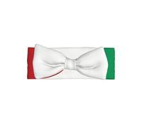 italy flag Adorable Baby Bow Headband Soft and Stretchy Infant Hair Accessory for 0-6 Months Baby Showers soft skin-friendly elastic