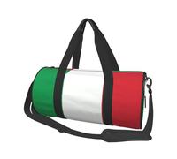 italy flag Canvas travel bag, large capacity, can be carried on the shoulder