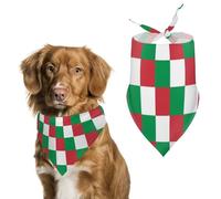 Italy Flag Dog Bandanas,Adjustable Neck Pet Scarf for Small to Large Pets,Stylish And Comfortable Accessories for Dogs & Cats