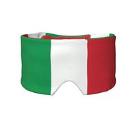 Italy Flag Double-Sided Printed Eye mask, Soft and Light-Blocking, Suitable for Travel and Home
