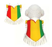 Italy Flag Heart XL Pet Apparel for Small Dogs-Cute Summer Outfit for Puppy, Soft Breathable Pet Clothes for Cat