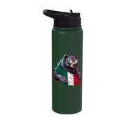 Italy Flag Italia Italian Flag Stainless Steel Insulated Water Bottle
