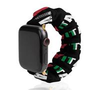 Italy Flag Italia Pisa Leaning Tower Elastic Scrunchie Watch Bands Bracelet Strap Compatible with IWatch Series 6 5 4 3 2 1 Golden-style 38mm/40mm