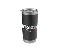 Italy Flag Italian Birth Name D'Agostino Stainless Steel Insulated Tumbler