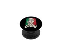 Italy Flag Kawaii Italian Wolf PopSockets Adhesive PopGrip