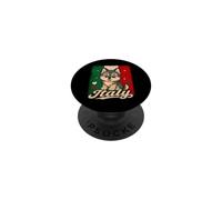 Italy Flag Kawaii Italian Wolf PopSockets Adhesive PopGrip
