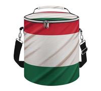 Italy Flag Lunch Bag 15L, Insulated Picnic Basket with Leakproof Design - Large Cooler Tote for Camping, Beach, Hiking & Groceries