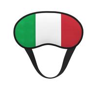 Italy Flag Print Blackout Sleep Mask - Side Sleeper Eye Cover, Soft Comfort, Perfect for Travel, Meditation