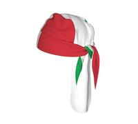 italy flag Print Cycling Cap Headband Stretch Yoga Running Everyday Sweatband Unisex Breathable Hat