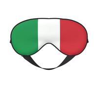 Italy Flag Print Eye Mask for Comfortable Sleep â€“ Elastic Nighttime Shade, Perfect for Plane, Travel, and Meditation
