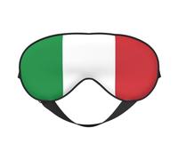 Italy flag print eye mask, soft and breathable, suitable for nap, travel and night sleep