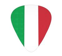 italy flag print Guitar Picks 12 Pack Assorted Thickness for Guitar,ukulele,0.46/0.71/0.96mm
