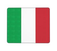 Italy Flag Print Mouse Pad,Square Waterproof Non Slips Rubber Base MousePads for Office PC Laptop