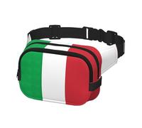 italy flag Print Waist Bag Fanny Packs for Men&Women with Adjustable Belt for Outdoors Workout
