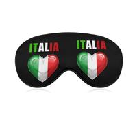 Italy Flag Sleep Mask Soft Eye Mask Eye Cover Eyeshade Blindfold with Adjustable Strap