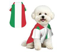 italy flag Soft Breathable Hawaiian Dog Shirt