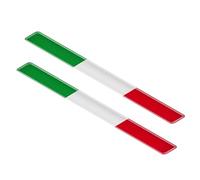 Italy Flag Sticker - Small Italy Flag Sticker | Italian National Banner | Auto Window Decal | 3D Auto Bumper Decals | Banner Emblem Badge, Car, Truck Motorcycle, Door, PC, Tablet, Laptop