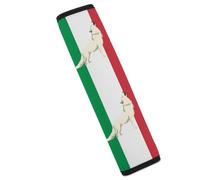 Italy Flag Wolf Funny Car Seat Belt Pads Soft Shoulder Seatbelt Pads Protector Car Interior Accessories
