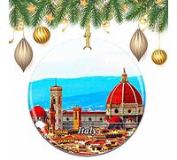 Italy Florence Christmas Xmas Tree Ornament Decoration Wedding Hanging Pendant Decor City Travel Souvenir Collection