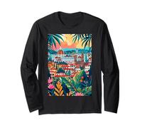 Italy Florence Minimalist Art Long Sleeve T-Shirt